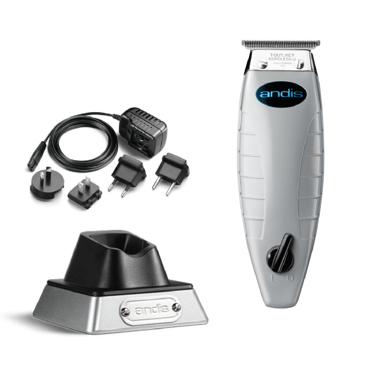 andis cordless t outliner lithium ion trimmer 74005