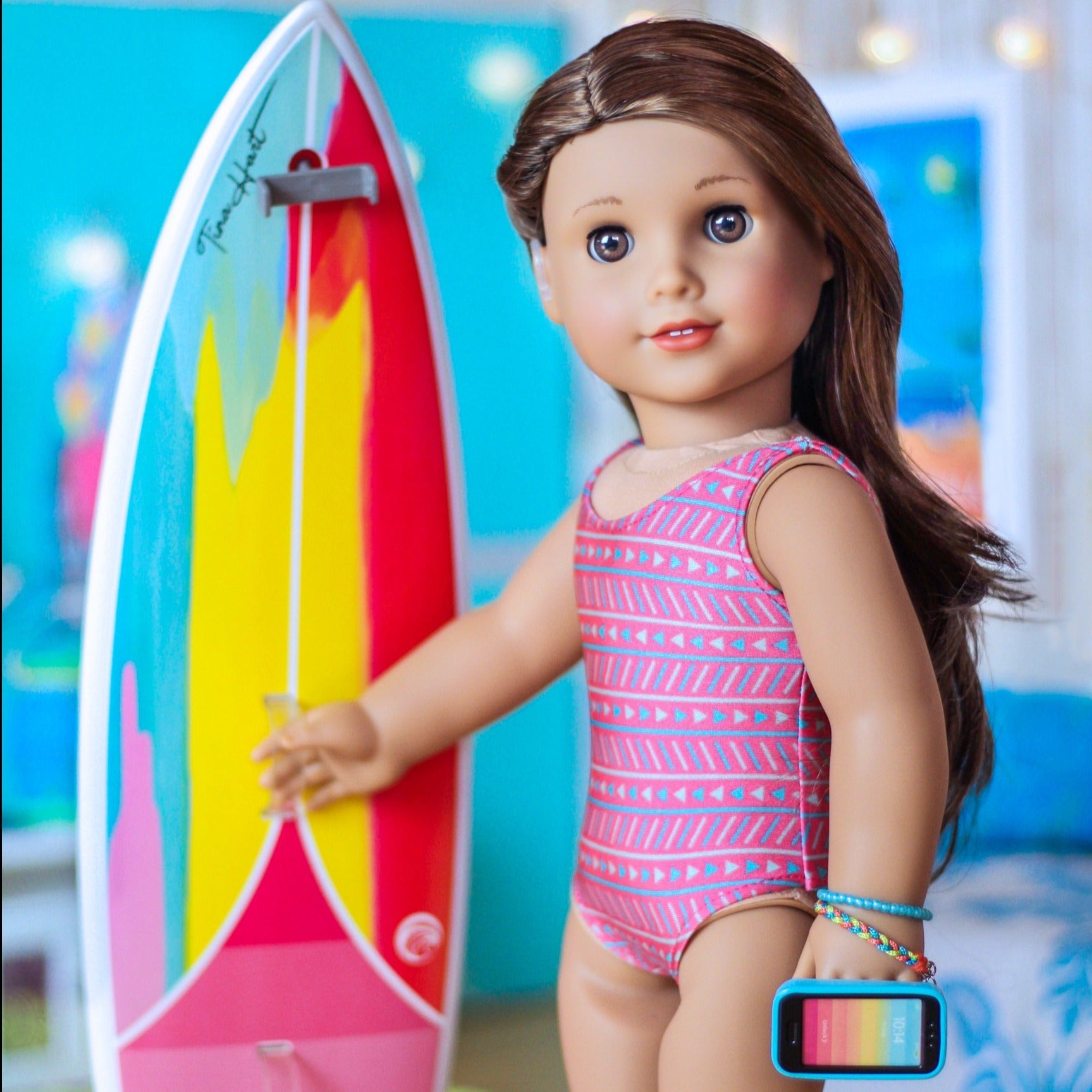 Joss Surf Board Set American Girl Munimoro Gob Pe