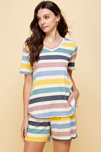 AherBiu Pajamas Sets for Women Long Sleeve Shirts Built in Bra Pants Soft 2  Piece Sleepwear Loungewear