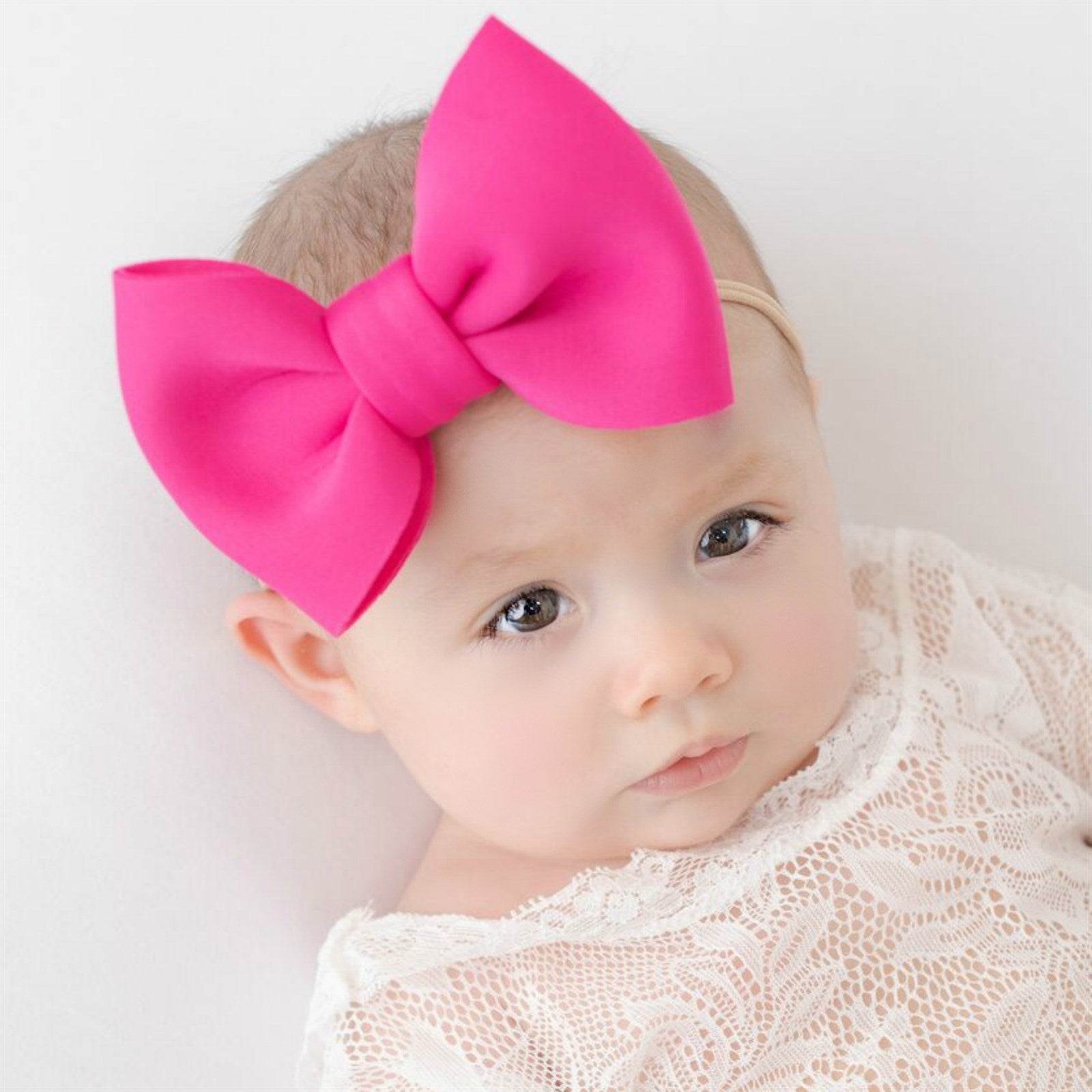 PUFF Bow Nylon Headband - 24 Colors – Think Pink Bows