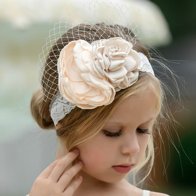 flower lace headband