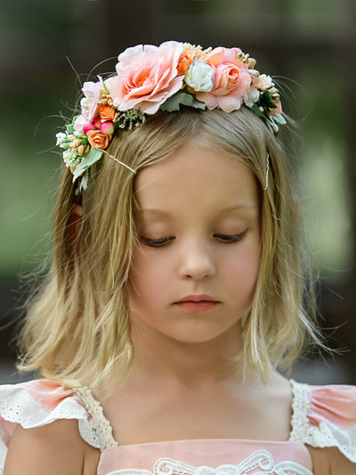 Tasha Flower Girl Crown – Think Pink Bows