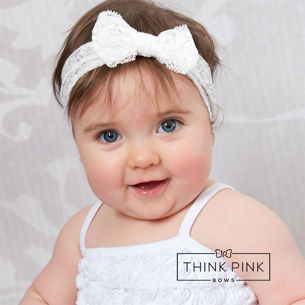 Little Love Bug Bow Headband - 10 Colors Available – Think Pink Bows