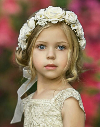 flower girl crown