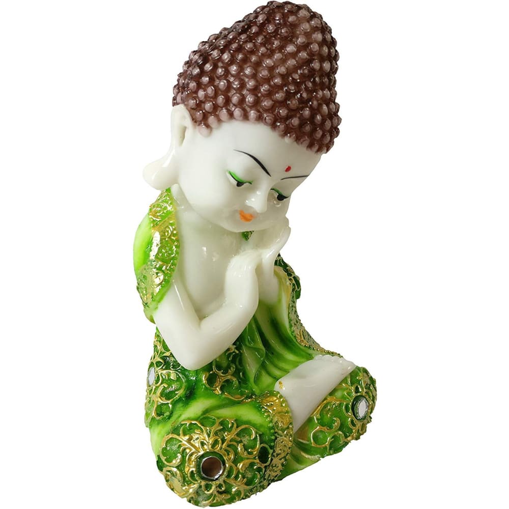 Buy JAY SHREE SHYAM WORLD Polyresin Sitting Buddha Idol Statue Showpiece  Home Decor Gift Item Online at Best Prices in India - JioMart.