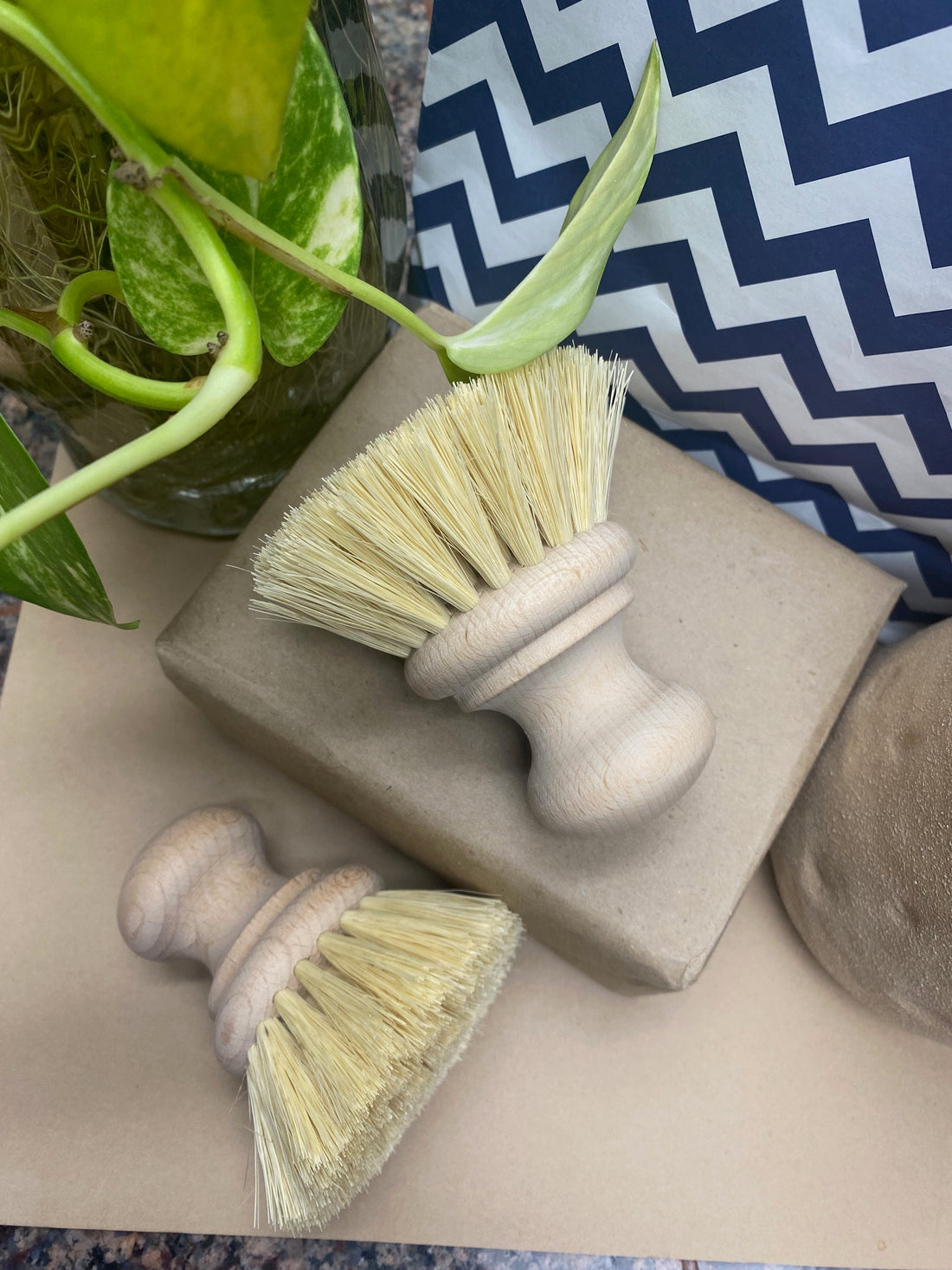 Coconut Kitchen Cleaning Kit! Eco-Friendly Zero Waste Kitchen Kit - Brushes, Sponges and Pot Scrapers