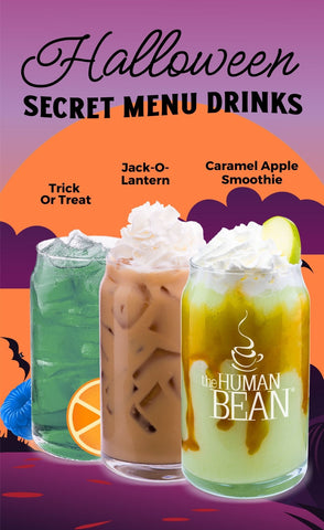 The Human Bean Halloween Secret Menu Drinks
