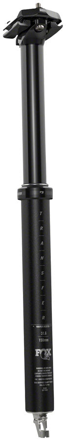 FOX Transfer Performance Elite Dropper Seatpost - 34.9 mm 240 mm Internal Routing Anodized Black