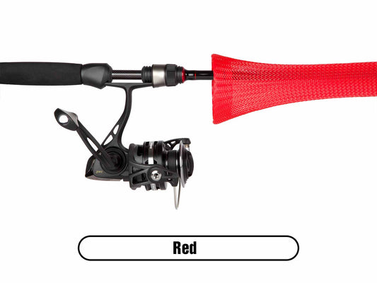 The Rod Glove Neoprene SPINNING REEL Cover fits up to 3000 series sizes -  RGSPSM-BK