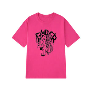 Goth Teddy Bear Graphic T-Shirt