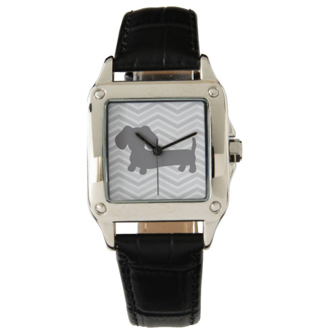 Wiener Dog Watch with Gray Chevrons – The Smoothe Store
