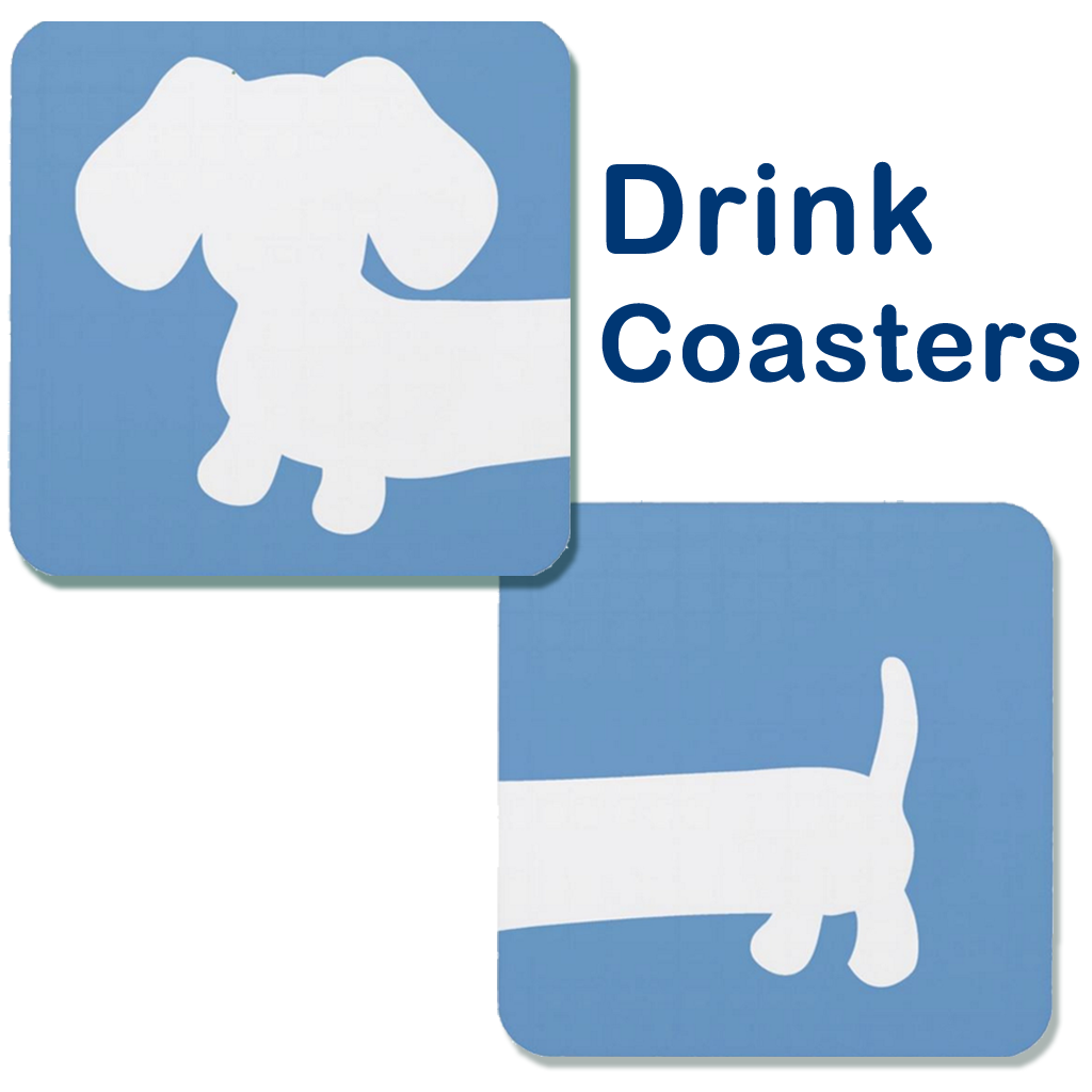 dog drink coasters