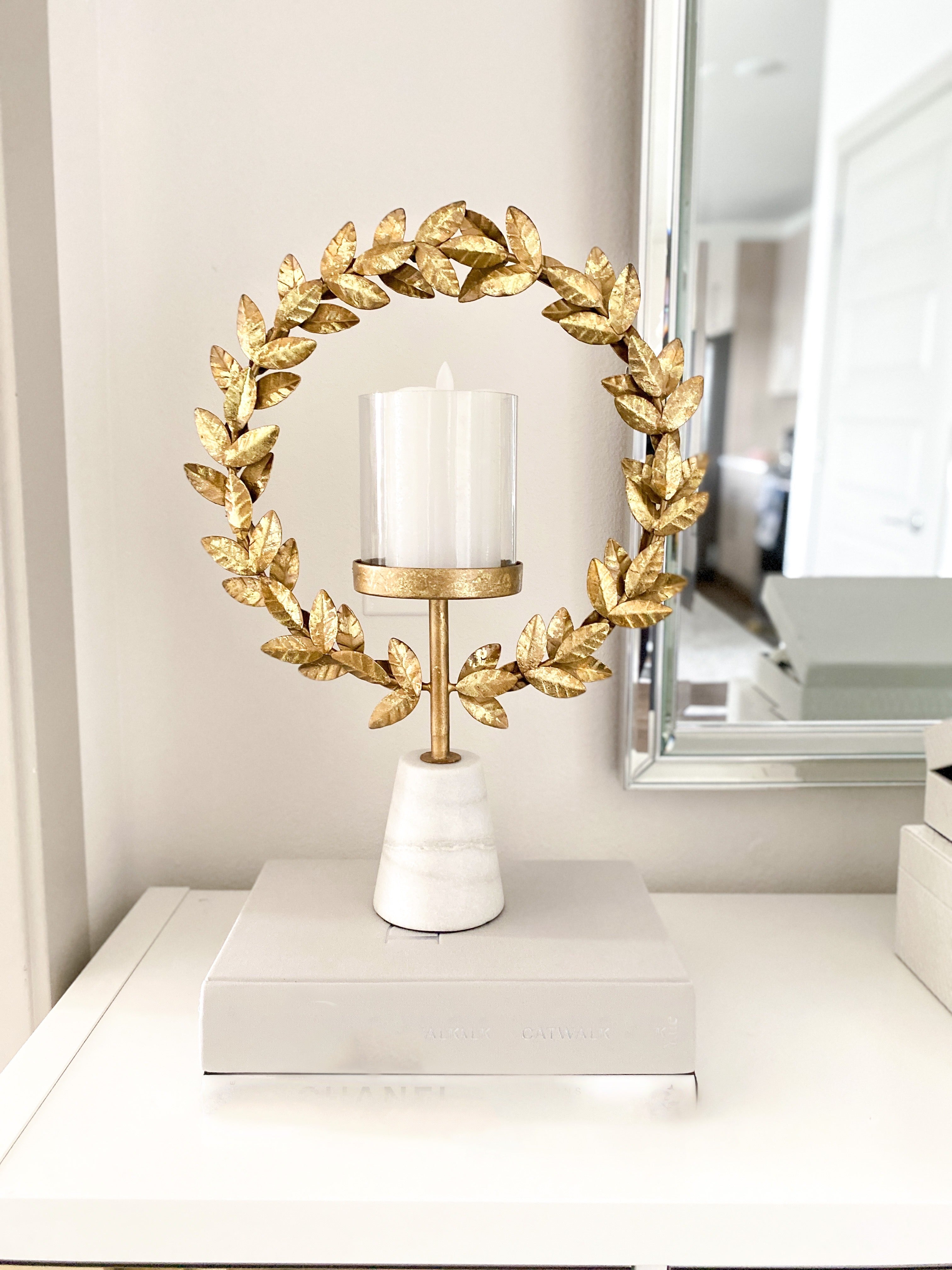 Our reusable Inspire Me! Home Decor Gold Leaf Paper Towel Holder With  Marble Base are in short supply and are worth the money