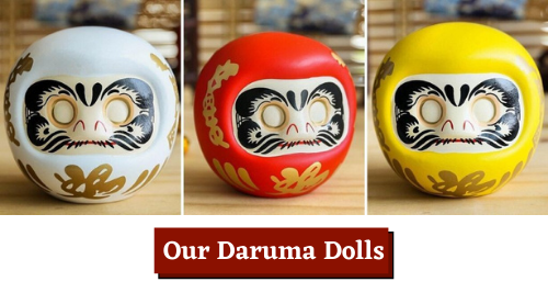 Daruma Doll Japanese Temple