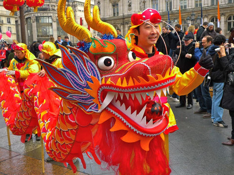 chinese dragon dance
