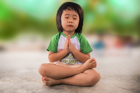 Japanese kid meditation