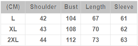 chinese kimono size guide