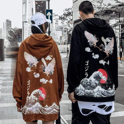 Japanese Kanagawa Hoodies | Japanese Temple