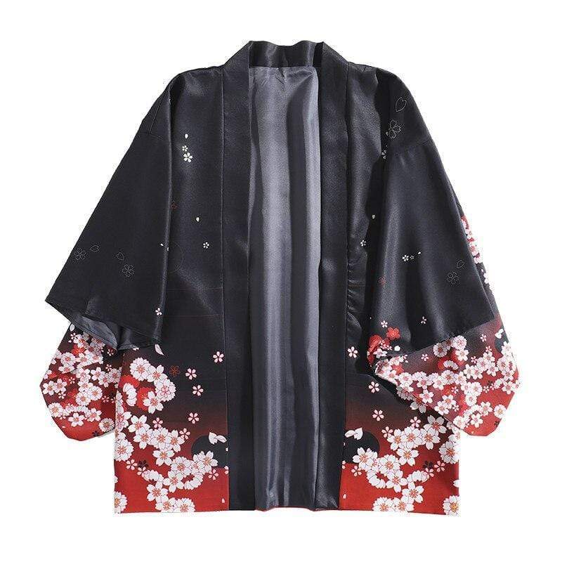 Red Foxes Haori Women | Japanese Temple