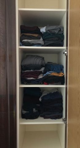 Neatly Organized Closet