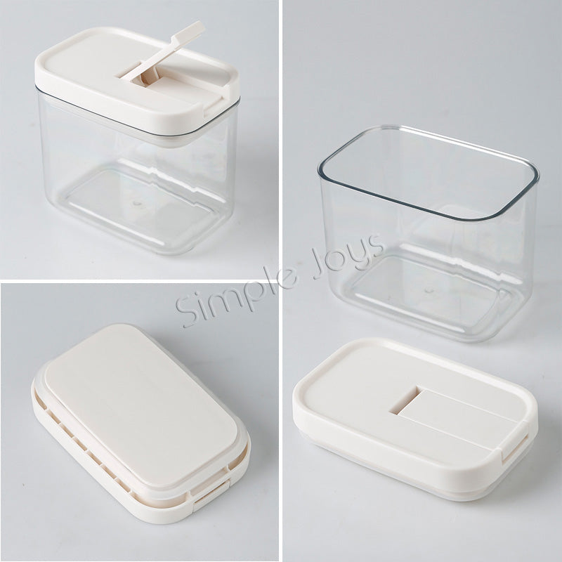 Airtight Food Storage Containers with Easy Lock Lids For Kitchen Pantr ...