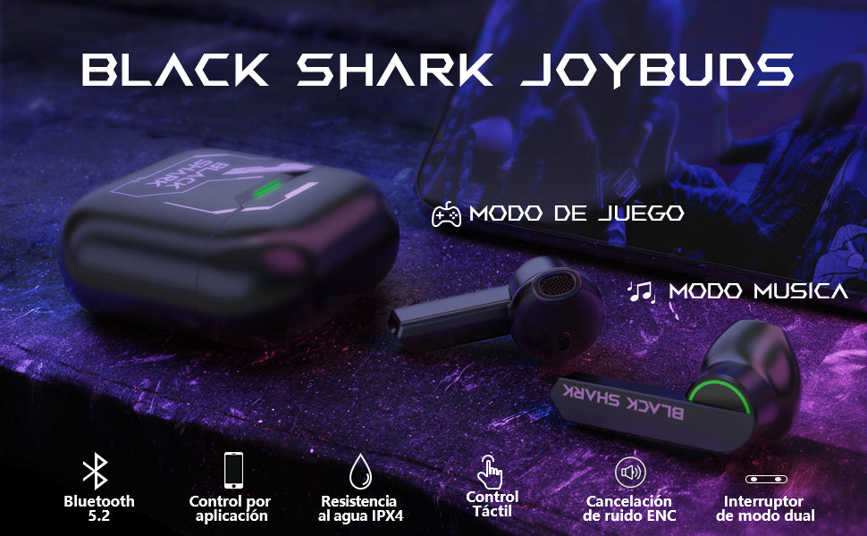 Audífonos Black Shark Joy Buds Black