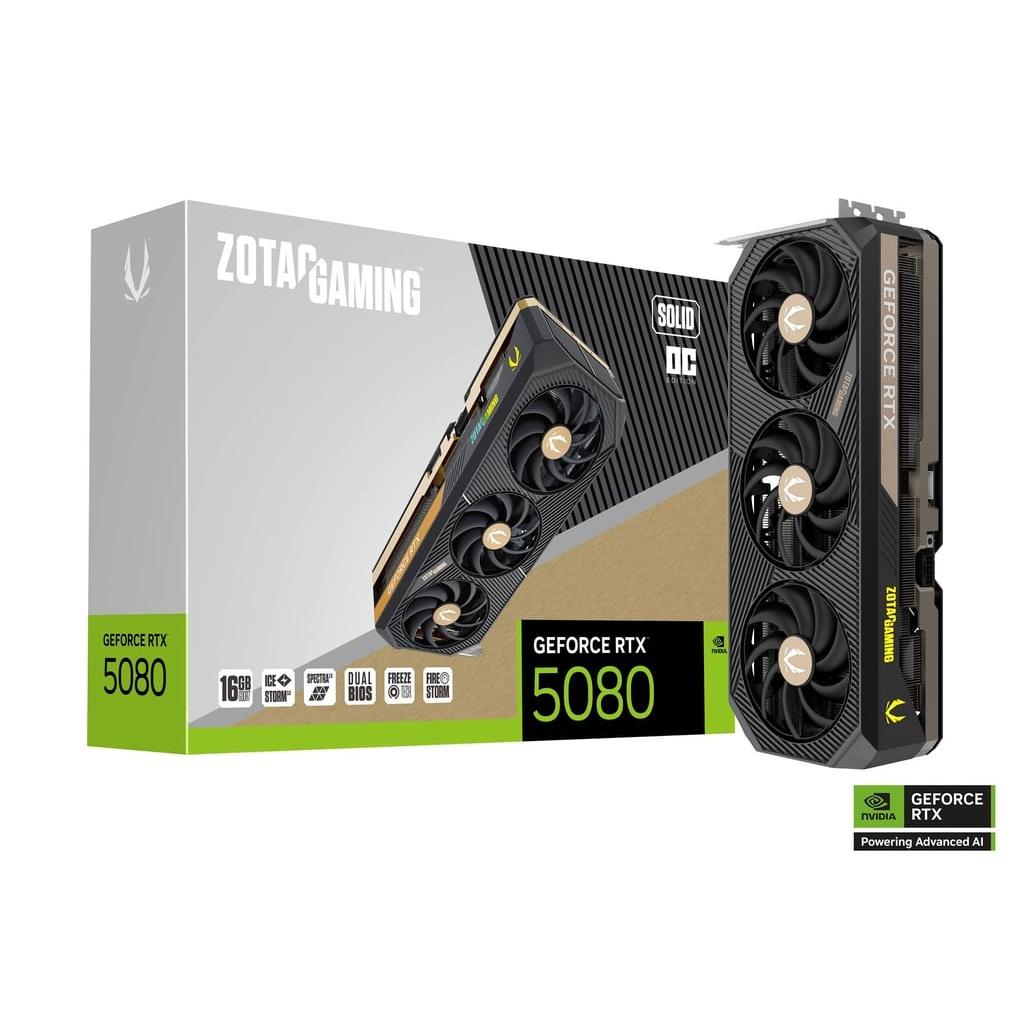 Zotac Gaming GeForce RTX 5080 Solid OC GDDR7