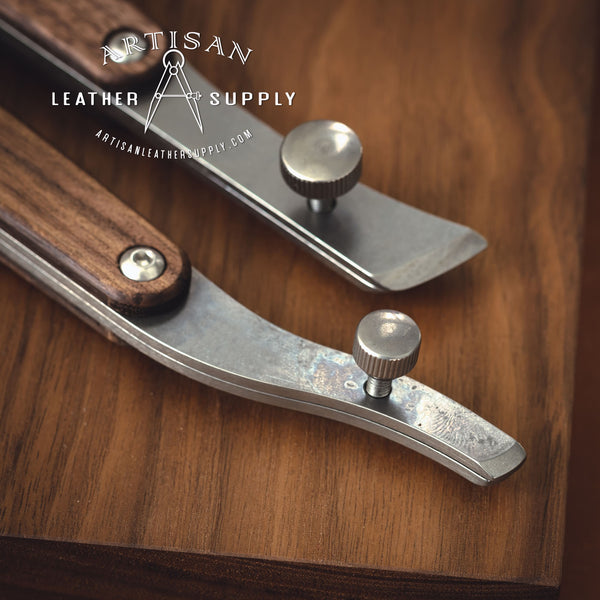 Adjustable Edge Creaser - walnut – artisan leather supply