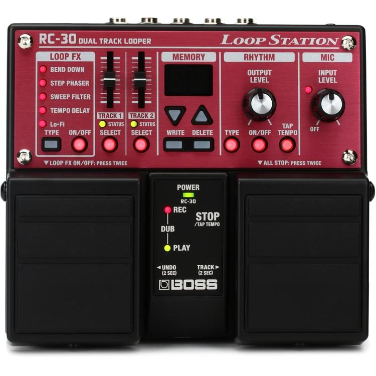 boss rc30 dual track looper