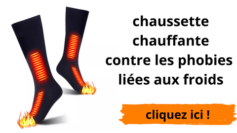 chaussette chauffante contre le froid