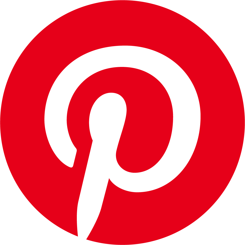 Pinterest Social Media Icon Badge