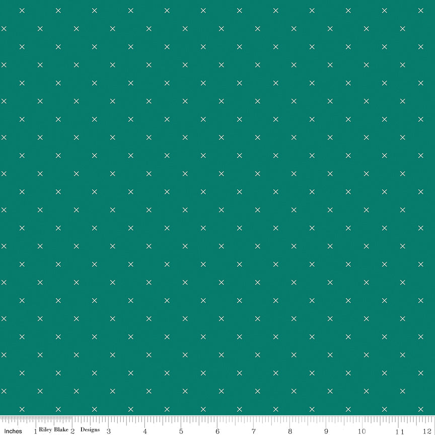 Lori Holt Jade Bee Cross Stitch SKU C745-JADE
