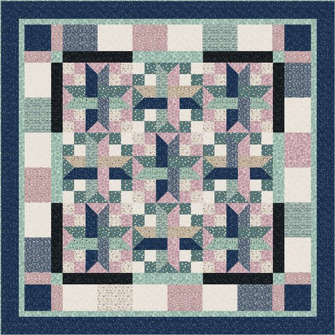 Framed Stars Pre-Cut Quilt Kit