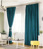 blackout velvet curtains