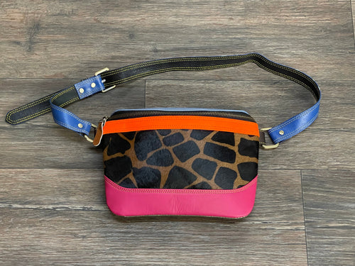 Leopard Leather Bum Bag with LV – Emma Lou's Boutique