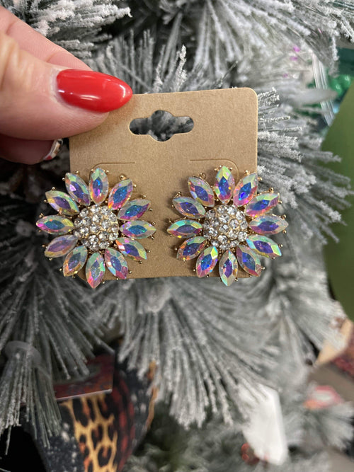 Keep It Gypsy LV Rhinestone Studded Earrings