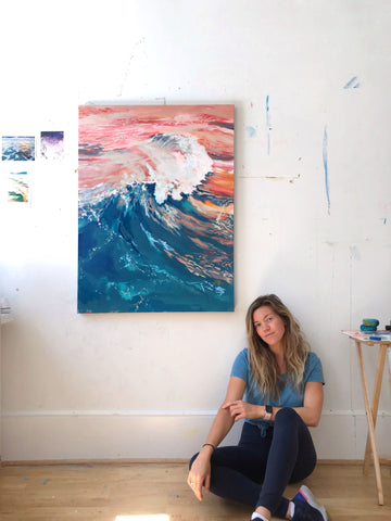 Jenn Griffith Surfboard Art