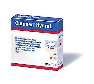 BSN Medical 7263600 Cutimed Hydro L (Light) Dressing, 2 inch x 10 inch, Box of 12 dressings