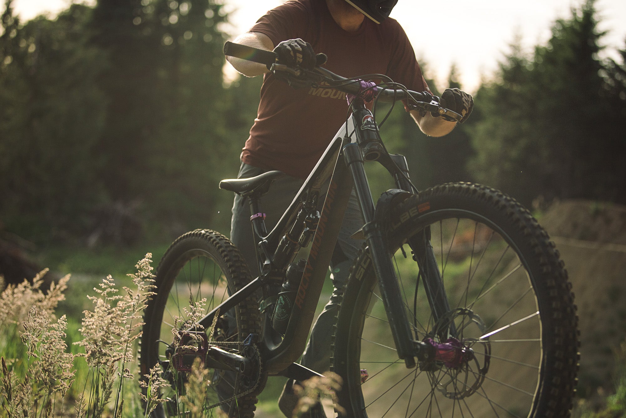 Branham Snyder rides his Altitude in Bellingham, Washington.