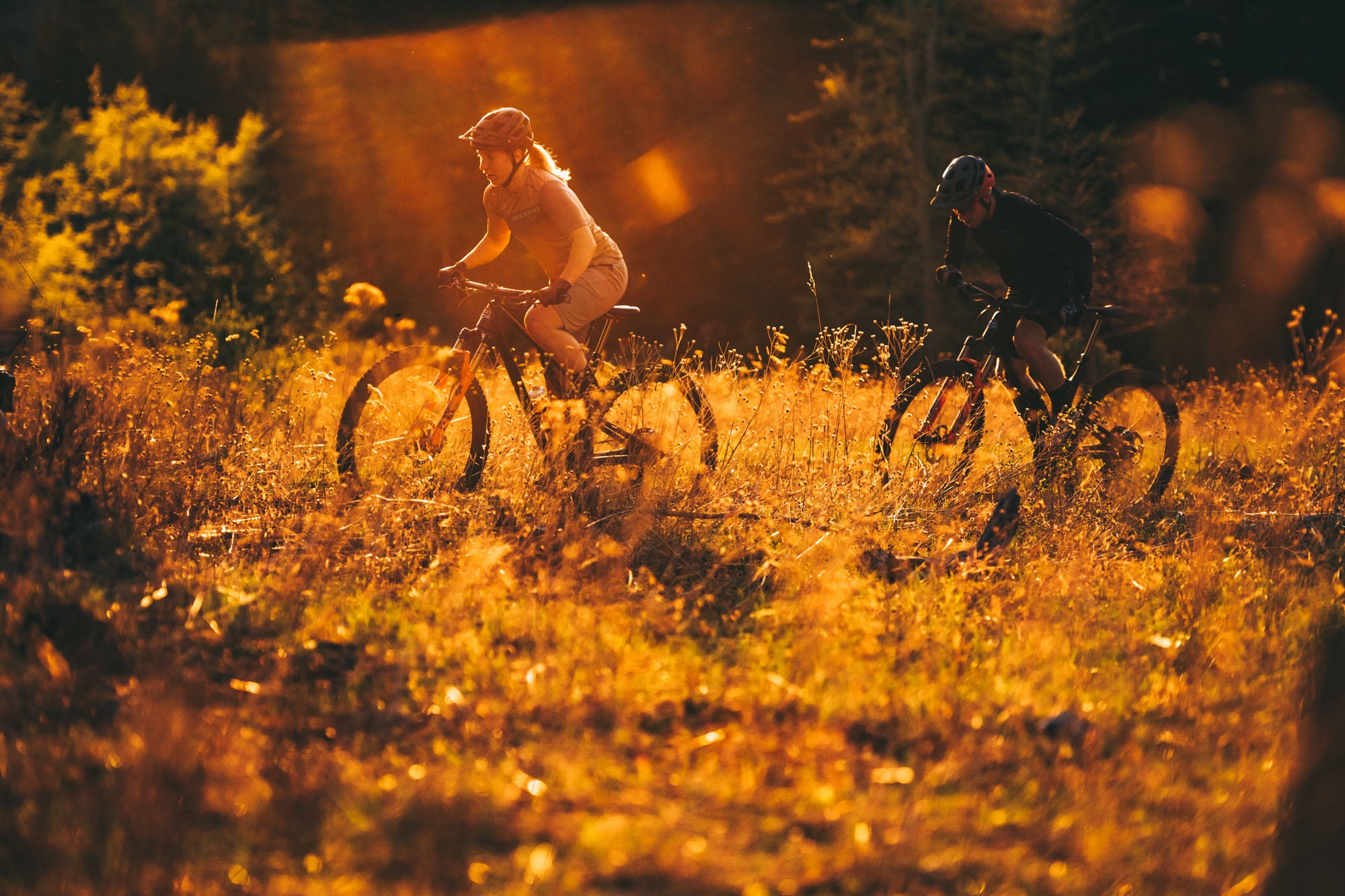 Andreane Lanthier Nadeau and Remi Gauvin rides the Element in British Columbia, Canada