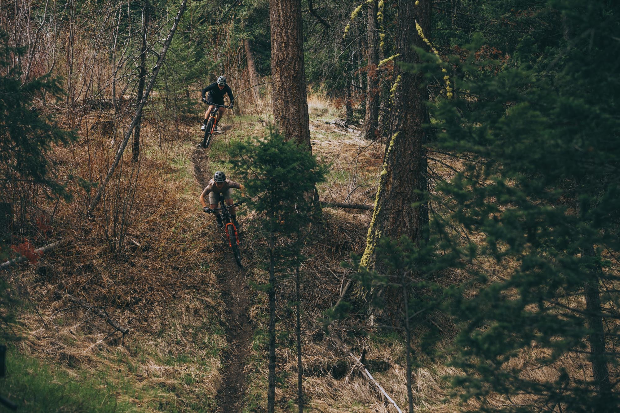 Andreane Lanthier Nadeau and Remi Gauvin ride the Element in British Columbia, Canada