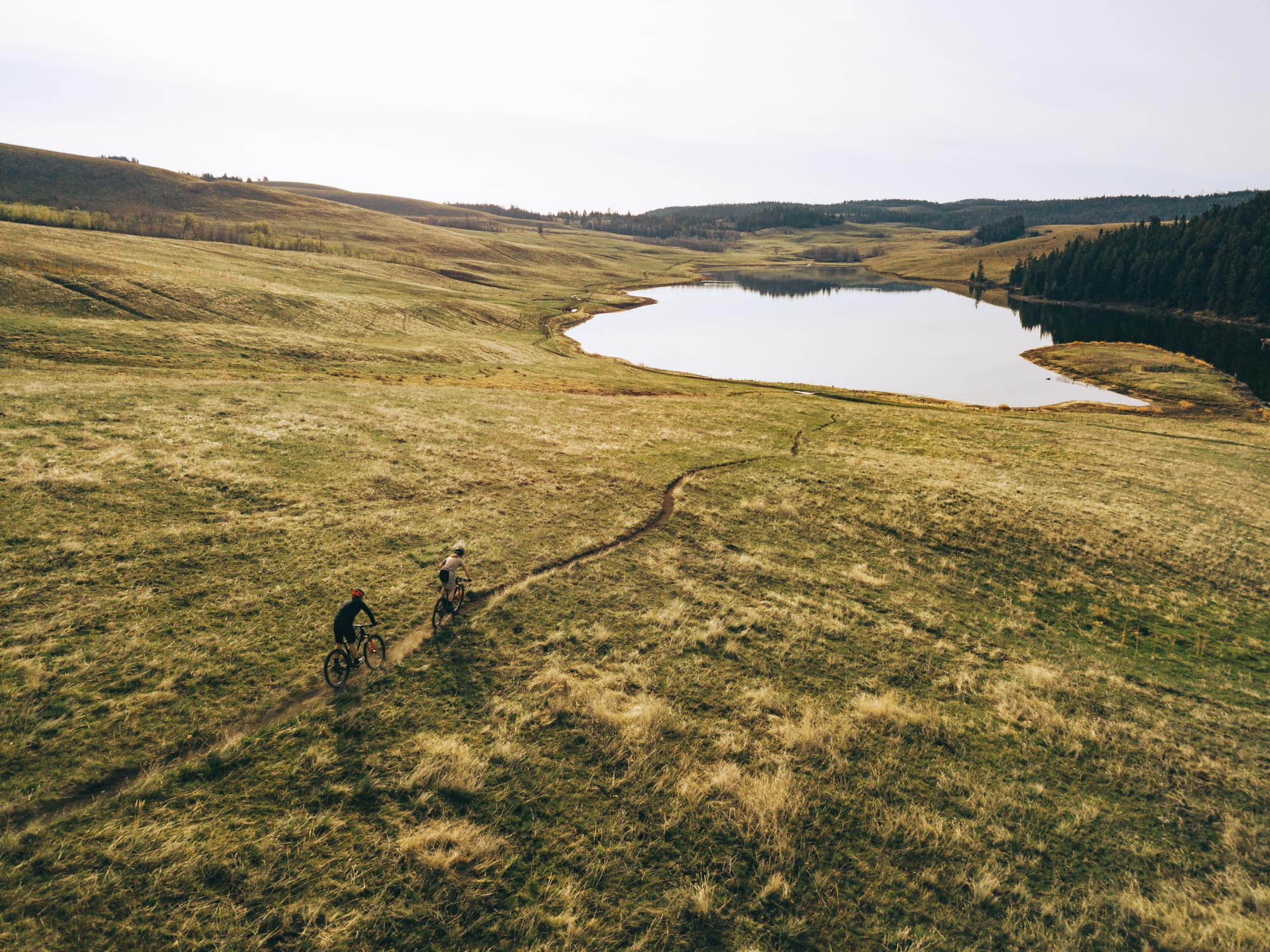 Andreane Lanthier Nadeau and Remi Gauvin ride the Element in British Columbia, Canada