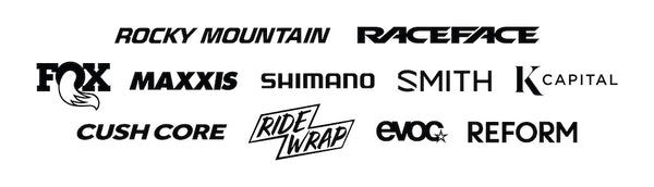 Commanditaires de l'équipe Rocky Mountain Race Face Enduro