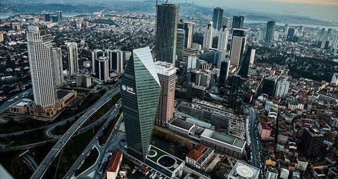 bâtiment tours Istanbul quartier affaire buildings