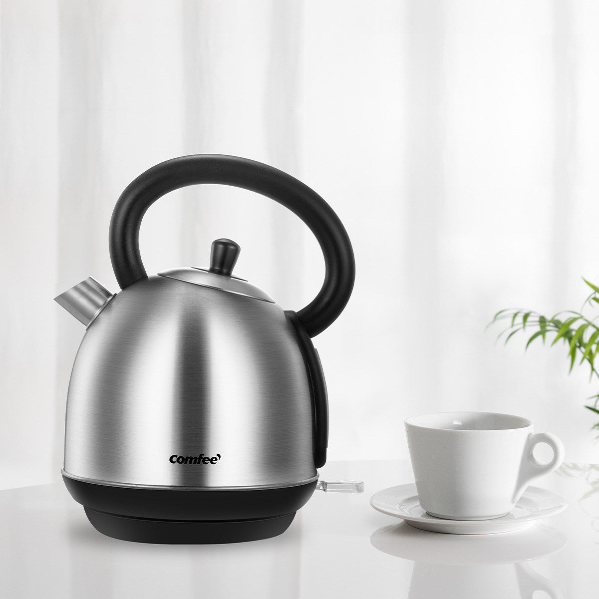 comfee stainless steel electric kettle