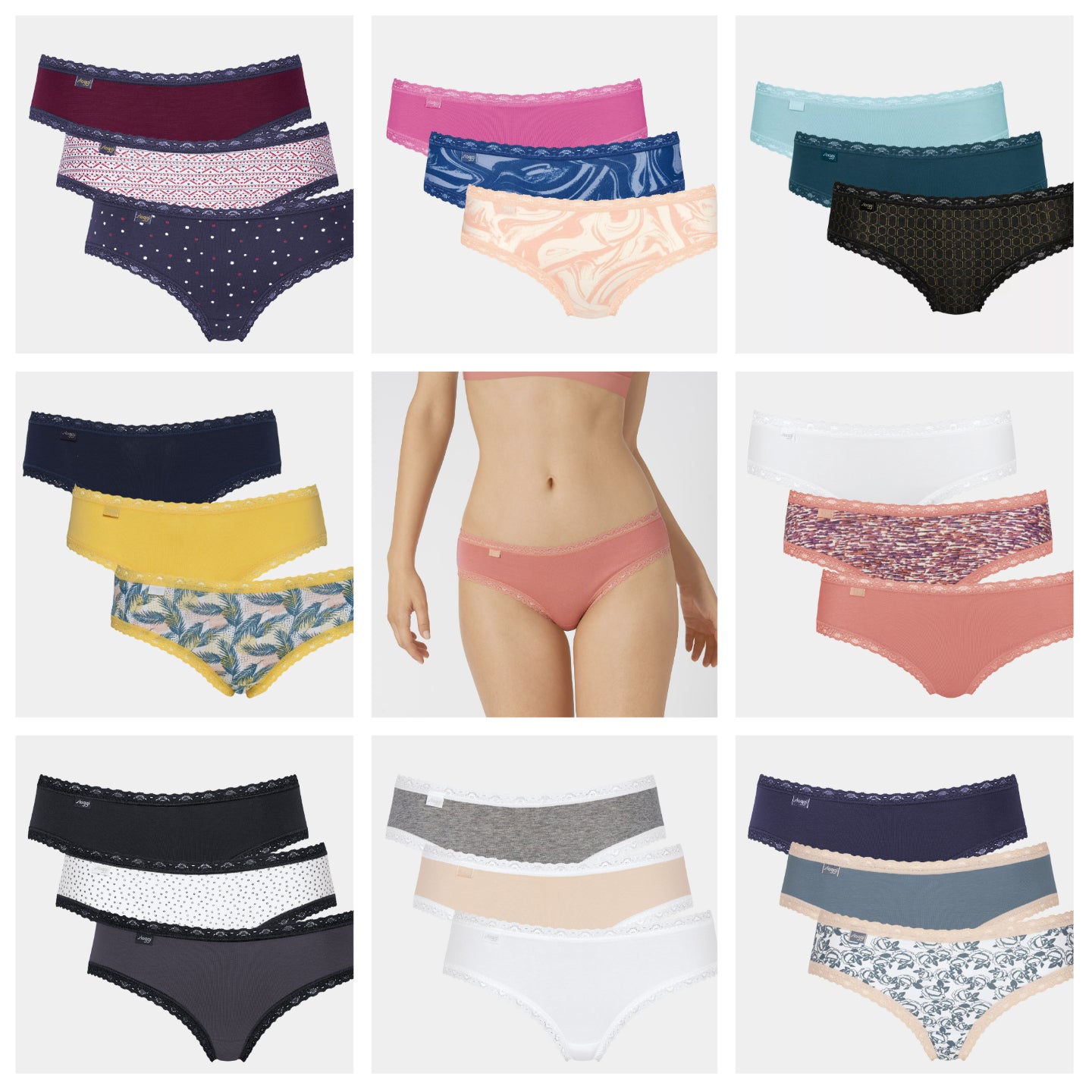 Women's Hipster Knickers, Hipster Briefs