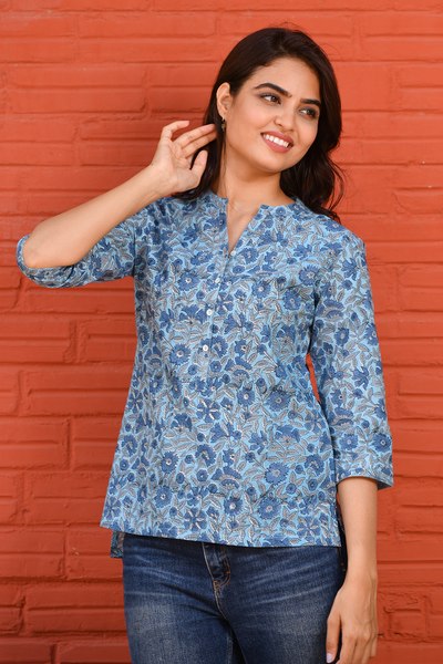 Buy Handloom Tops Online at Best Prices In India | Indirookh