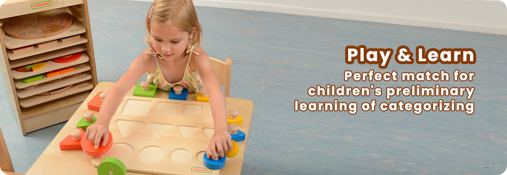 Play & Learn Perfect match for children's preliminary learning of categorizing