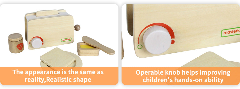 The appearance is the same as reality,Realistic shape Operable knob helps improving children's hands-on ability