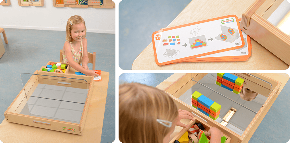 Can be used alone or with 24-piece Color Block Set and 6-piece Mirror Block and Dry Erase                     Block Set to meet different teaching needs